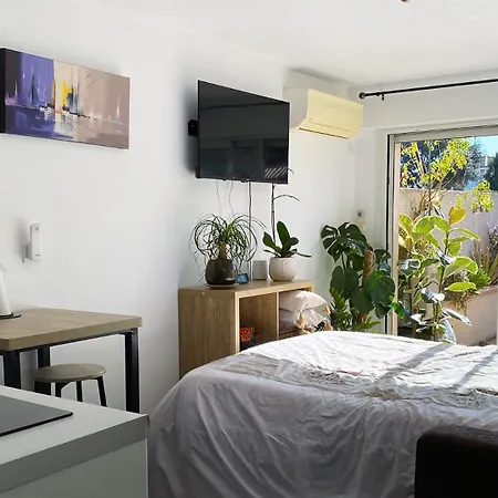 Lumineux Climatise Petit Jardin Et Parking